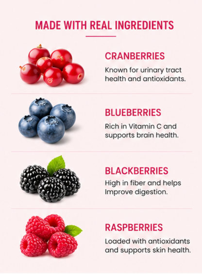 Ginni Royal Berries Mix – 100% Natural Premium Dried Berries & Fruit Blend