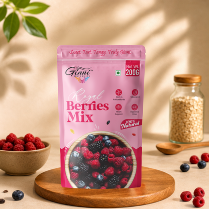 Ginni Royal Berries Mix – 100% Natural Premium Dried Berries & Fruit Blend