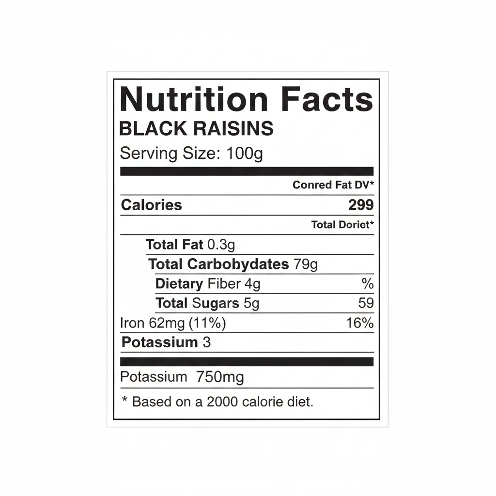 Black Raisins