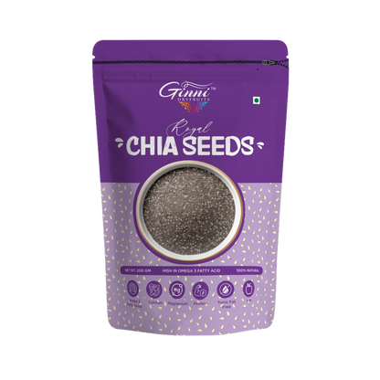 Ginni Royal Healthy Combo (Set of 5 Packets, 1kg Total) – Chia, Watermelon, Flax, Pumpkin & Sunflower Seeds